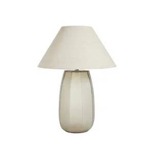 Emery Drum Table Lamp - Olive - Natural by null, a Table & Bedside Lamps for sale on Style Sourcebook