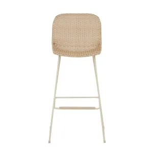 Granada Scoop Barstool - Linen - Linen by null, a Outdoor Chairs for sale on Style Sourcebook