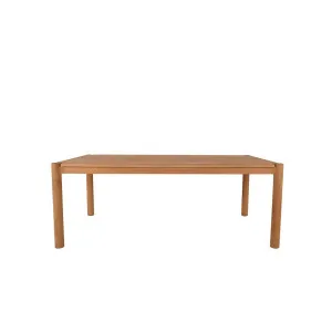 Linea Oslo Outdoor Dining Table - Natural Teak by null, a Tables for sale on Style Sourcebook