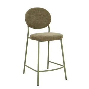 Laylah Loop Barstool - Copeland Olive - Matt Green by null, a Bar Stools for sale on Style Sourcebook