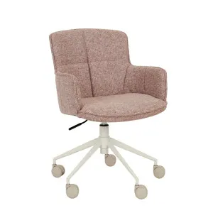 Walter Office Chair - Noyack Orchid - Bone Powdercoated Metal by null, a Chairs for sale on Style Sourcebook