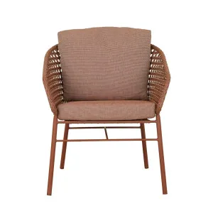 Cabana Lace Occasional Chair - Brique - Brique by null, a Outdoor Chairs for sale on Style Sourcebook