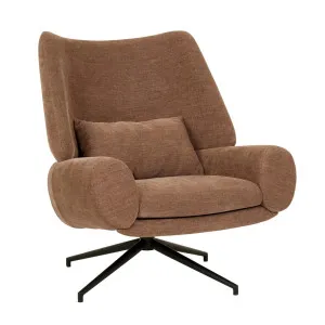 Rowan Occasional Chair - Copeland Hazel - Black Metal by null, a Chairs for sale on Style Sourcebook