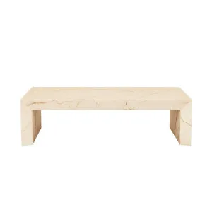 Elle Monument Coffee Table - Matt Brown Vein Marble by null, a Coffee Table for sale on Style Sourcebook