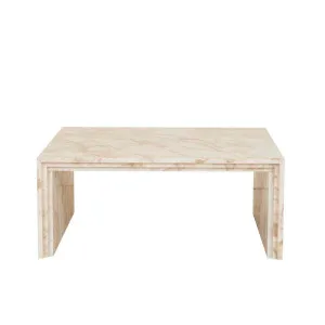 Ponte Coffee Table - Golden White Marble by null, a Coffee Table for sale on Style Sourcebook