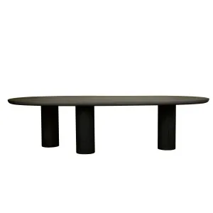 Seb Curve Dining Table - Black Oak by null, a Dining Tables for sale on Style Sourcebook