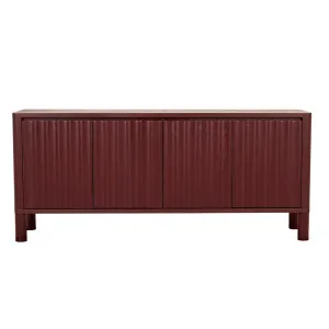 Oliver Fluted Buffet - Burgundy by null, a Sideboards, Buffets & Trolleys for sale on Style Sourcebook