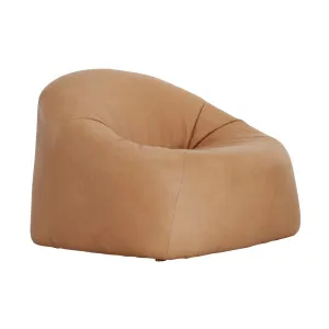 Natadora Arbor Sofa Chair - Pecan Leather by null, a Chairs for sale on Style Sourcebook