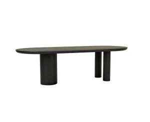 Seb Oval Dining Table - Black Oak by null, a Dining Tables for sale on Style Sourcebook