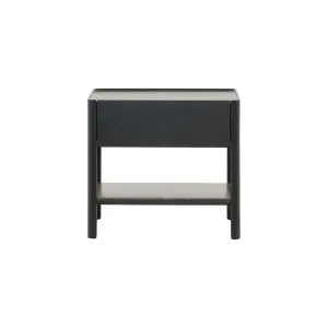 Sketch Tye Marble Bedside - Black Marble - Black Onyx by null, a Bedside Tables for sale on Style Sourcebook