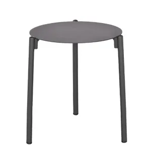 Delphi Side Table - Charcoal Aluminium by null, a Tables for sale on Style Sourcebook