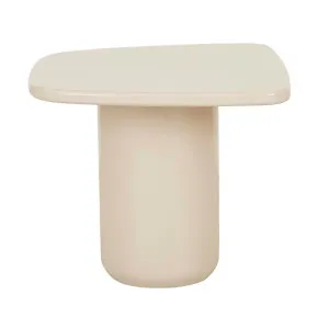 Comet Side Table - Super Gloss Oatmeal by null, a Side Table for sale on Style Sourcebook