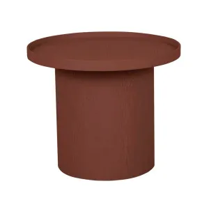 Classique Pedestal Side Table - Brick by null, a Side Table for sale on Style Sourcebook