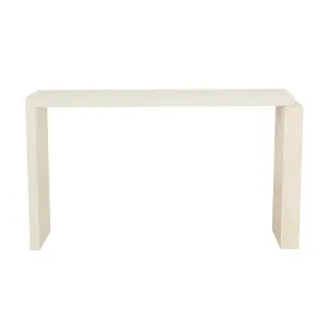 Cube Console - Shell - Natural Travertine by null, a Console Table for sale on Style Sourcebook