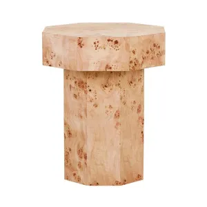 Trove Burl Side Table - Light Burl by null, a Side Table for sale on Style Sourcebook