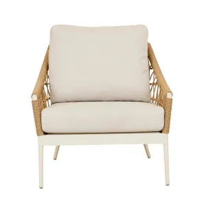 Portsea Classic 1 Seater Sofa Chair - Coconut - Natural Weave by null, a Outdoor Chairs for sale on Style Sourcebook