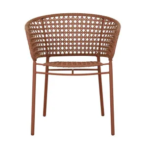 Cabana Lace Dining Armchair - Brique - Brique by null, a Outdoor Chairs for sale on Style Sourcebook
