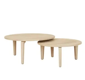 Montana Round Nest Coffee Tables - Aged Teak by null, a Tables for sale on Style Sourcebook