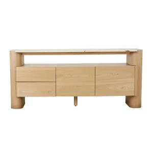 Floyd Marble Buffet - Matt Brown Vein Marble - Natural Ash Veneer by null, a Sideboards, Buffets & Trolleys for sale on Style Sourcebook