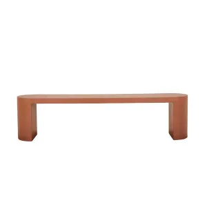 Petra Bench - Burnt Sienna by null, a Outdoor Benches for sale on Style Sourcebook