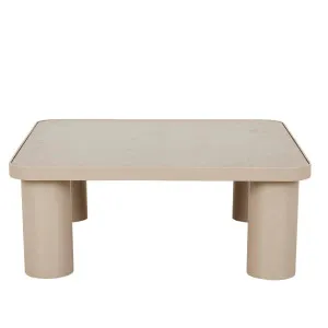 Frankie Outdoor Ceramic Coffee Table - Light Grey - Clay by null, a Tables for sale on Style Sourcebook