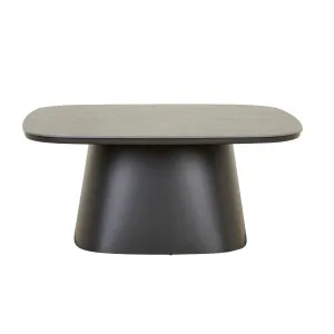 Valencia Curve Coffee Table - Charcoal Stone - Black by null, a Tables for sale on Style Sourcebook