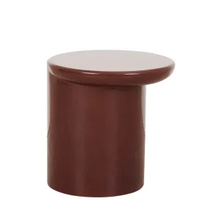 Petra Sphere Side Table - Burgundy Glaze by null, a Tables for sale on Style Sourcebook