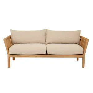 Sicily Frame 3 Seater Sofa - Desert - Natural Teak by null, a Outdoor Sofas for sale on Style Sourcebook