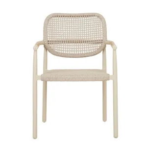 Valencia Weave Dining Armchair - Sand by null, a Outdoor Chairs for sale on Style Sourcebook