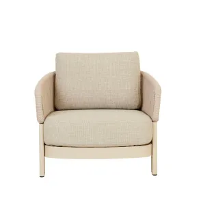 Valencia Rope Sofa Chair - Natural - Sand by null, a Outdoor Sofas for sale on Style Sourcebook