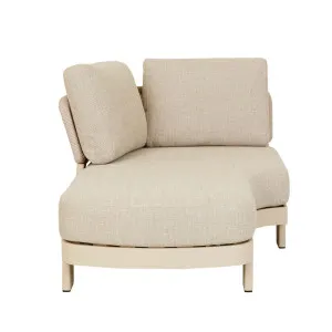 Valencia Rope 2 Seater Left Arm Sofa - Natural - Sand by null, a Outdoor Sofas for sale on Style Sourcebook