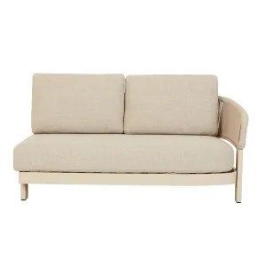 Valencia Rope 2 Seater Left Arm Sofa - Natural - Sand by null, a Outdoor Sofas for sale on Style Sourcebook