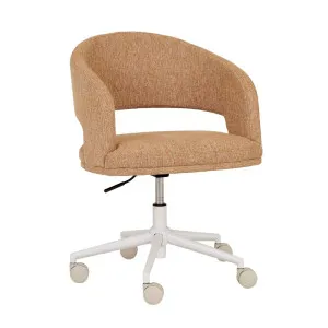 Norah Office Chair - Noyack Gerbera - Bone Powdercoated Metal by null, a Chairs for sale on Style Sourcebook