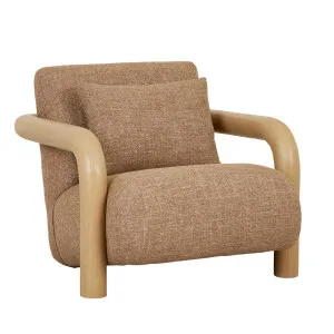 Trove Wrap Occasional Chair - Caramel Weave - Natural Mindi by null, a Chairs for sale on Style Sourcebook