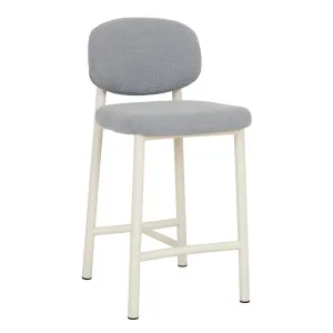 Lori Metal Frame Barstool - Powder Blue - Bone Powdercoated Metal by null, a Bar Stools for sale on Style Sourcebook