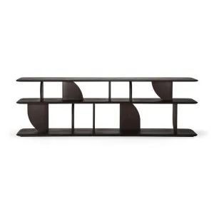 Ethnicraft Geometric Bookshelf - Varnished Teak by null, a Console Table for sale on Style Sourcebook