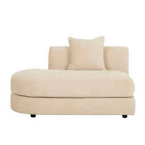 Madrid Curve Left Chaise Sofa - Soft Wheat by null, a Sofas for sale on Style Sourcebook