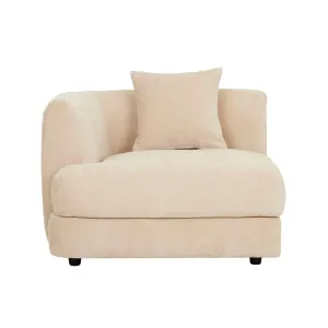Madrid Curve Left Chaise Sofa - Soft Wheat by null, a Sofas for sale on Style Sourcebook