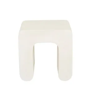 Corsica U Stool - White Fleck by null, a Tables for sale on Style Sourcebook