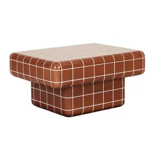 Seville Tile Coffee Table - Red Glaze by null, a Tables for sale on Style Sourcebook