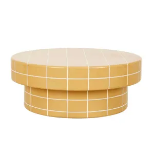 Seville Tile Round Coffee Table - Honey by null, a Tables for sale on Style Sourcebook
