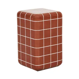Seville Tile Side Table - Red Glaze by null, a Tables for sale on Style Sourcebook