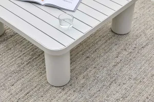 Harbour Knot Rug - Misty Grey PET by null, a Outdoor Rugs for sale on Style Sourcebook