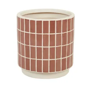 Hanson Alo Planter - Cocoa Tile by null, a Plant Holders for sale on Style Sourcebook