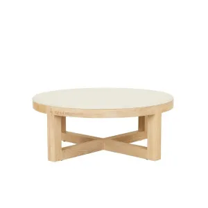 Eyre Coffee Table - White Marble - Wirebrushed Oak by null, a Coffee Table for sale on Style Sourcebook