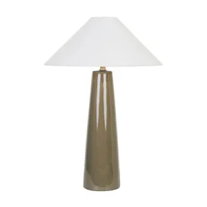 Lorne Canopy Table Lamp - Snowgum - Ivory by null, a Table & Bedside Lamps for sale on Style Sourcebook