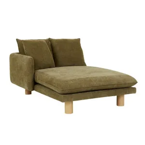 Vittoria Elliot Corner Sofa - Copeland Olive - Natural Ash Veneer by null, a Sofas for sale on Style Sourcebook