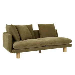 Vittoria Elliot Corner Sofa - Copeland Olive - Natural Ash Veneer by null, a Sofas for sale on Style Sourcebook