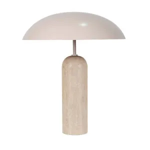 Easton Ellipse Table Lamp - Travertine - Shell by null, a Table & Bedside Lamps for sale on Style Sourcebook