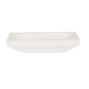 Rufus Lunar Rectangle Bowl - White Marble by null, a Decorative Plates & Bowls for sale on Style Sourcebook